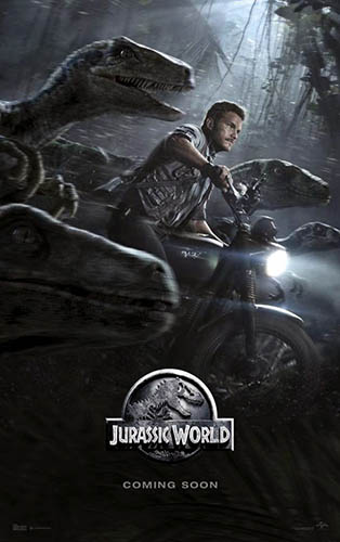 Jurassic World BD - blu-ray ex noleggio distribuito da Universal Pictures Italia