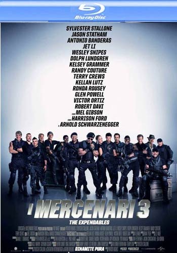 I Mercenari 3 BD - blu-ray noleggio nuovi distribuito da Universal Pictures Italia