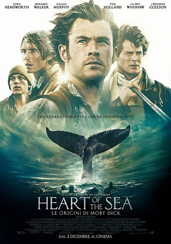 Heart of the sea - Le origini di Moby Dick - dvd ex noleggio distribuito da Warner Home Video