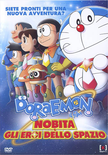 Doraemon il film - Nobita e gli eroi dello spazio - dvd ex noleggio distribuito da Warner Home Video