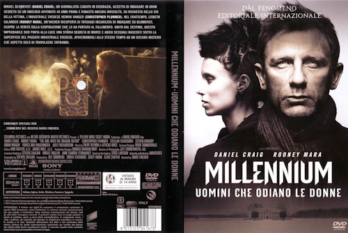 Millennium - Uomini che odiano le donne  - dvd ex noleggio distribuito da Sony Pictures Home Entertainment