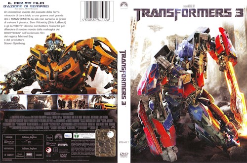 Transformers 3 - dvd ex noleggio distribuito da Universal Pictures Italia