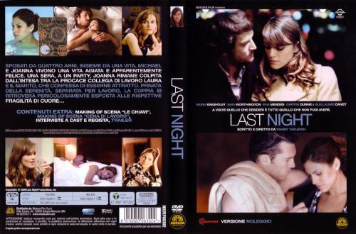 Last Night (2011) - dvd ex noleggio distribuito da Medusa Video