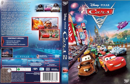 Cars 2 - dvd ex noleggio distribuito da Sony Pictures Home Entertainment