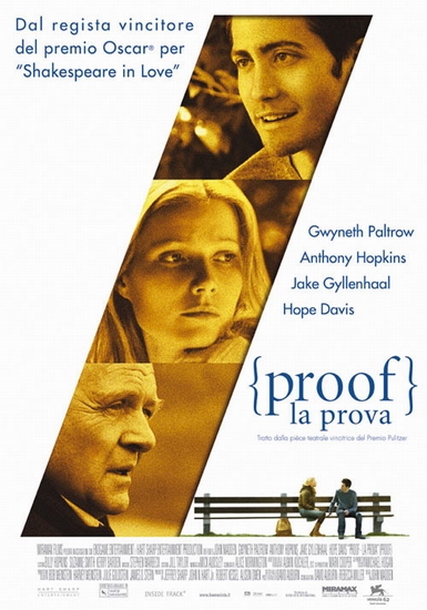 Proof - La prova - dvd ex noleggio distribuito da Buena Vista Home Entertainment