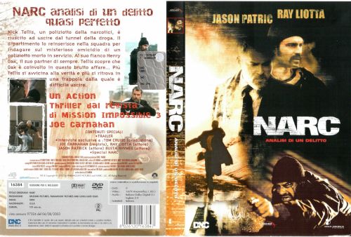 Narc - Analisi di un delitto - dvd ex noleggio distribuito da Dnc Home Entertainment
