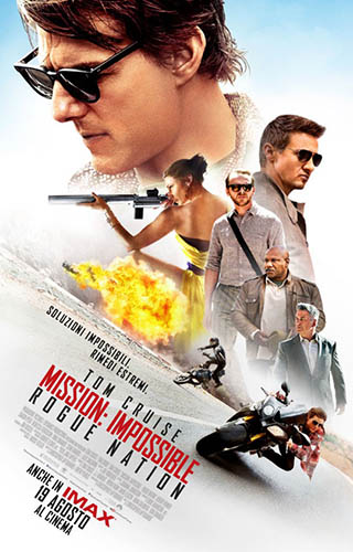Mission Impossible - Rogue Nation BD - blu-ray ex noleggio distribuito da Universal Pictures Italia