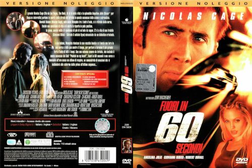 Fuori in 60 secondi - dvd ex noleggio distribuito da Walt Disney