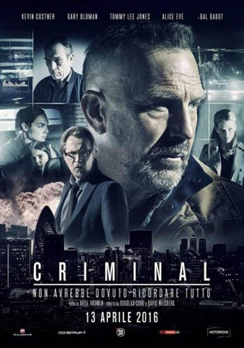 Criminal BD - blu-ray ex noleggio distribuito da 01 Distribuition - Rai Cinema