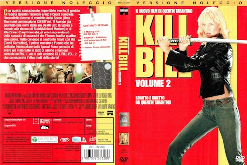Kill Bill 2 - dvd ex noleggio distribuito da Moviemax