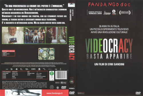 Videocracy - Basta Apparire - dvd ex noleggio distribuito da Cecchi Gori Home Video