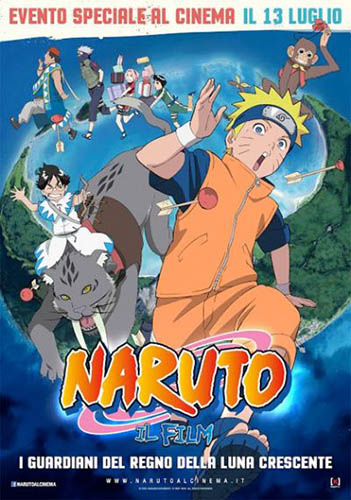 Naruto -  Il Film - I Guardiani Del Regno - dvd ex noleggio distribuito da Cecchi Gori Home Video