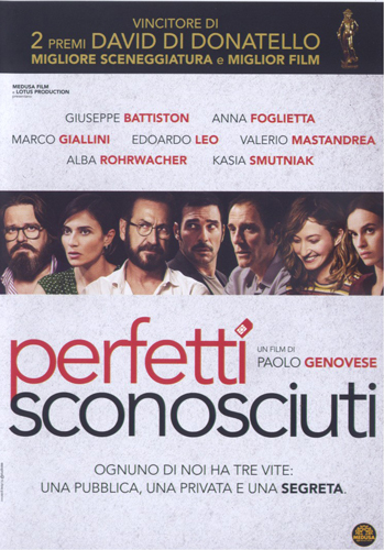 Perfetti sconosciuti - dvd ex noleggio distribuito da Warner Home Video