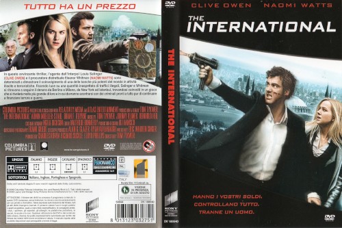 The International - dvd ex noleggio distribuito da Sony Pictures Home Entertainment