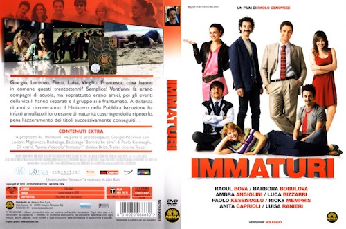 Immaturi - dvd ex noleggio distribuito da Medusa Video