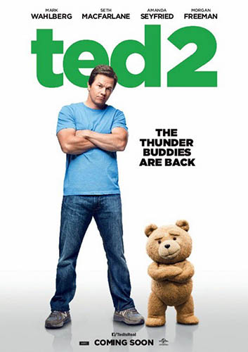 Ted 2  BD - blu-ray ex noleggio distribuito da Universal Pictures Italia