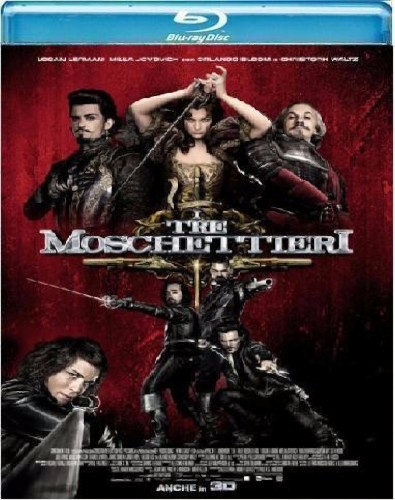 I tre moschettieri (2011) BD - blu-ray ex noleggio distribuito da 01 Distribuition - Rai Cinema