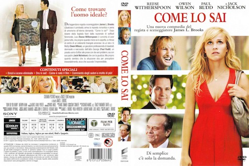 Come lo sai - dvd ex noleggio distribuito da Sony Pictures Home Entertainment