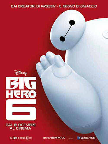 Big Hero 6 - dvd ex noleggio distribuito da Walt Disney
