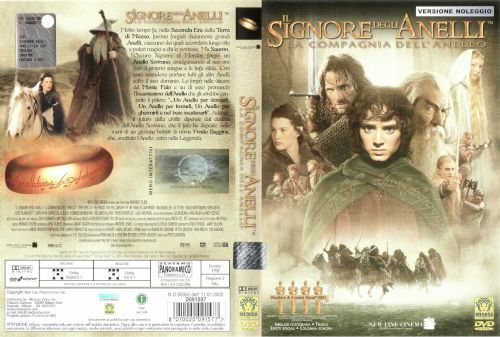 Il Signore degli Anelli - La Compagnia dell'Anello - dvd ex noleggio distribuito da Medusa Video