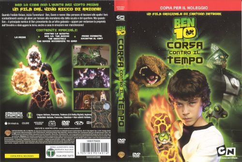 Ben 10 - Corsa contro il tempo - dvd ex noleggio distribuito da Warner Home Video