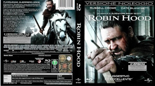 Robin Hood 2010 - blu-ray ex noleggio distribuito da Universal Pictures Italia