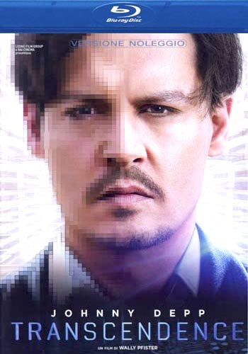 Transcendence BD - blu-ray noleggio nuovi distribuito da 01 Distribuition - Rai Cinema