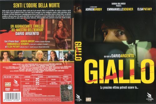 Giallo - dvd ex noleggio distribuito da Sony Pictures Home Entertainment