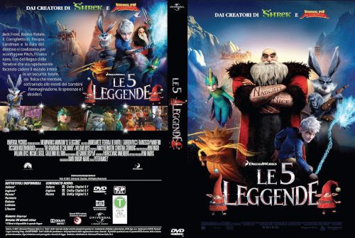 Le 5 leggende  - dvd ex noleggio distribuito da Universal Pictures Italia