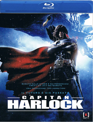 Capitan Harlock BD - blu-ray ex noleggio distribuito da Warner Home Video