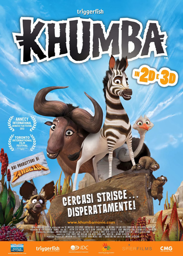 Khumba - Cercasi strisce disperatamente - dvd ex noleggio distribuito da Eagle Pictures