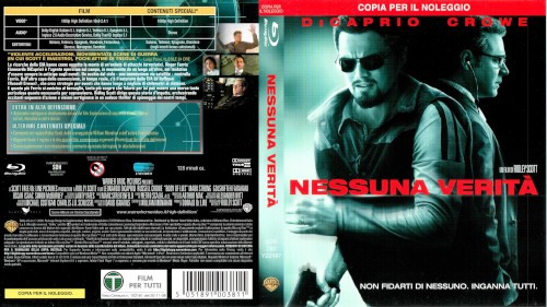 Nessuna verità - blu-ray ex noleggio distribuito da Warner Home Video