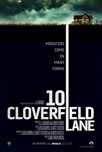 10 Cloverfield Lane - dvd ex noleggio distribuito da Universal Pictures Italia
