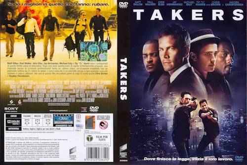 Takers - dvd ex noleggio distribuito da Sony Pictures Home Entertainment