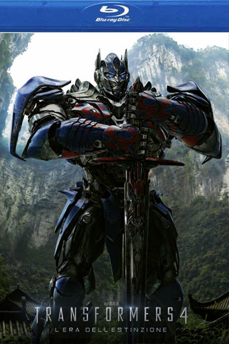 Transformers 4 - L'era Dell'estinzione BD - blu-ray ex noleggio distribuito da Universal Pictures Italia