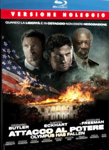 Attacco al potere - Olympus has fallen - blu-ray ex noleggio distribuito da 01 Distribuition - Rai Cinema