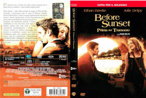 Before sunset - Prima del tramonto - dvd ex noleggio distribuito da Warner Home Video