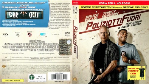 Poliziotti fuori - Due sbirri a piede libero - blu-ray ex noleggio distribuito da Warner Home Video