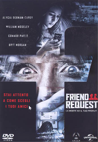 Friend request - La morte ha il tuo profilo - dvd ex noleggio distribuito da Universal Pictures Italia