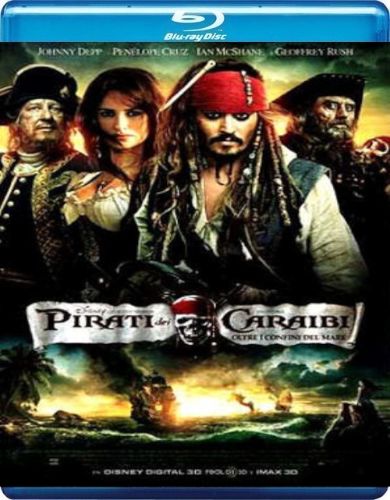 Pirati dei Caraibi 4 - Oltre i confini del mare - blu-ray ex noleggio distribuito da Walt Disney