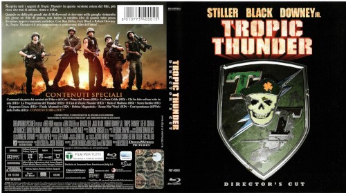 Tropic thunder - Unisciti a loro - blu-ray ex noleggio distribuito da Paramount Home Entertainment