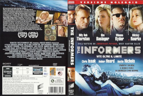 The Informers - Vite oltre il limite - dvd ex noleggio distribuito da Sony Pictures Home Entertainment
