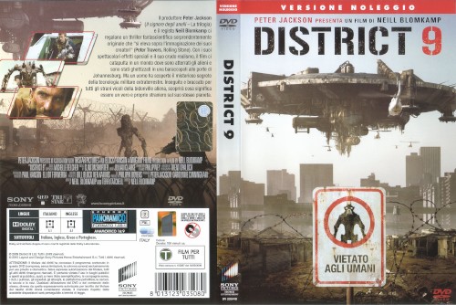 District 9 - Vietato agli umani - dvd ex noleggio distribuito da Sony Pictures Home Entertainment