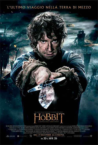 Lo Hobbit - La Battaglia Delle Cinque Armate BD - blu-ray ex noleggio distribuito da Warner Home Video