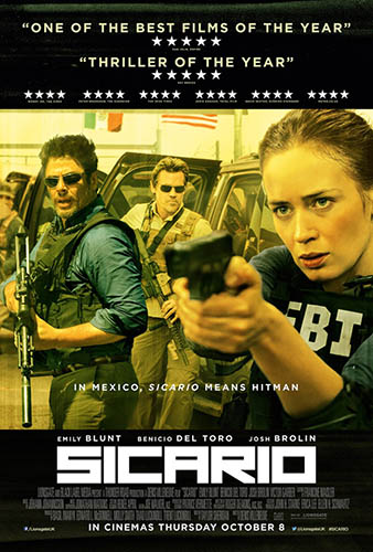 Sicario BD  - blu-ray ex noleggio distribuito da 01 Distribuition - Rai Cinema