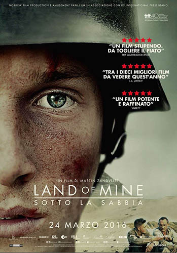 Land of Mine - Sotto la sabbia - dvd ex noleggio distribuito da 01 Distribuition - Rai Cinema