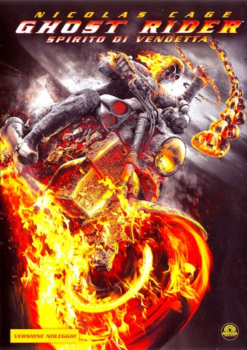 Ghost rider - Spirito di vendetta - dvd ex noleggio distribuito da Medusa Video