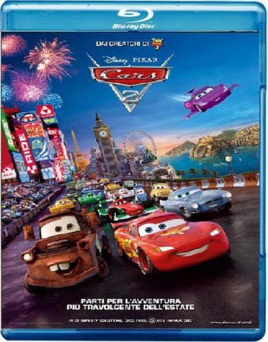 Cars 2 - blu-ray ex noleggio distribuito da Sony Pictures Home Entertainment