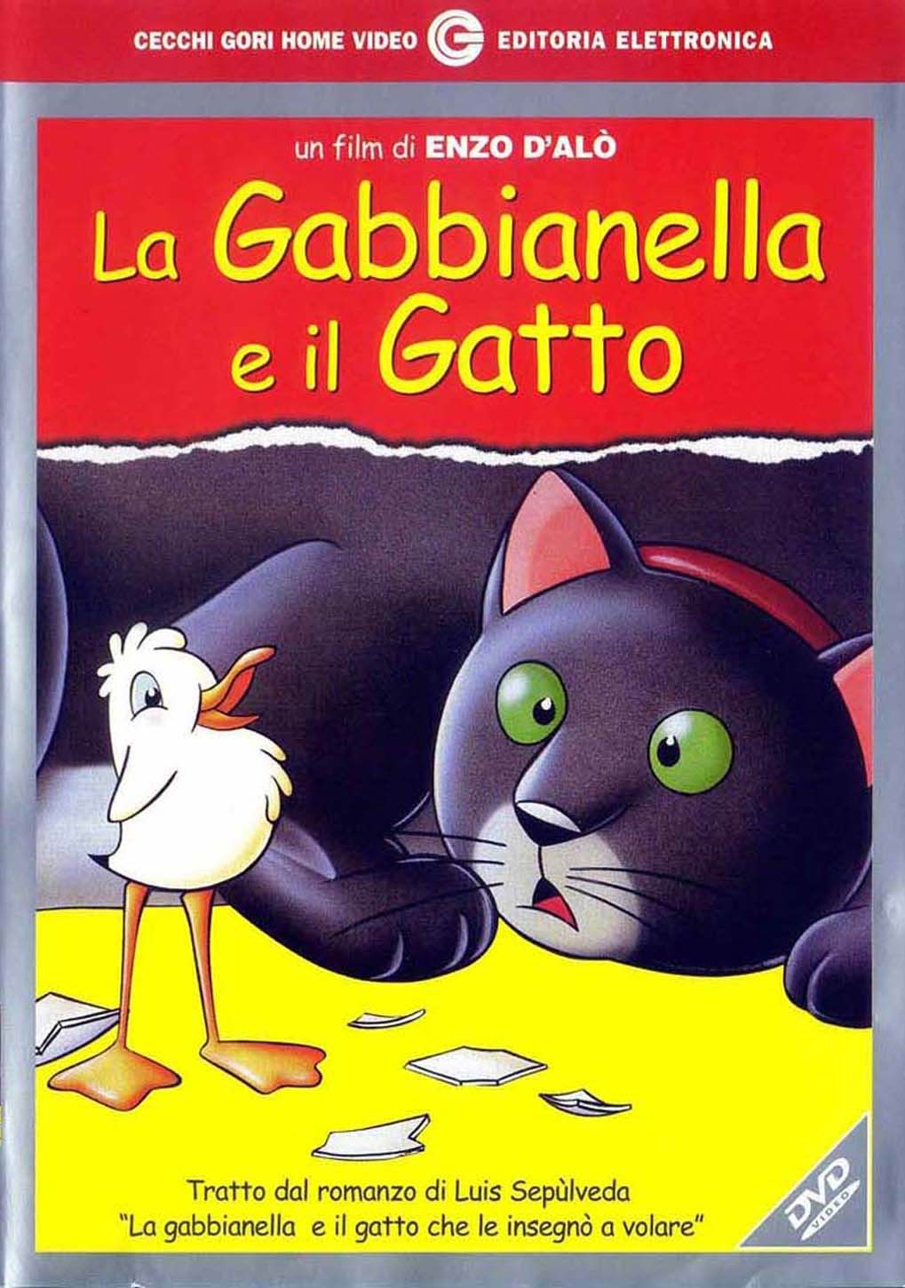 La gabbianella e il gatto - dvd ex noleggio distribuito da 