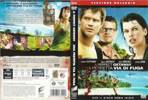 A perfect getaway - Una perfetta via di fuga - dvd ex noleggio distribuito da Sony Pictures Home Entertainment